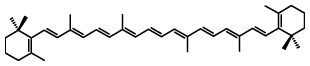 estructura del beta-caroteno