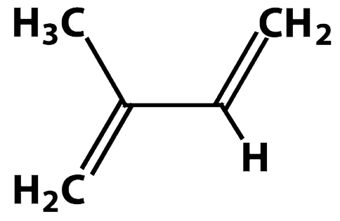 estructura del isopreno