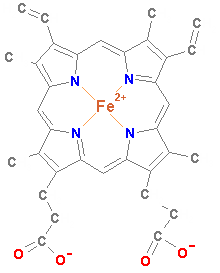 fórmula del hemo